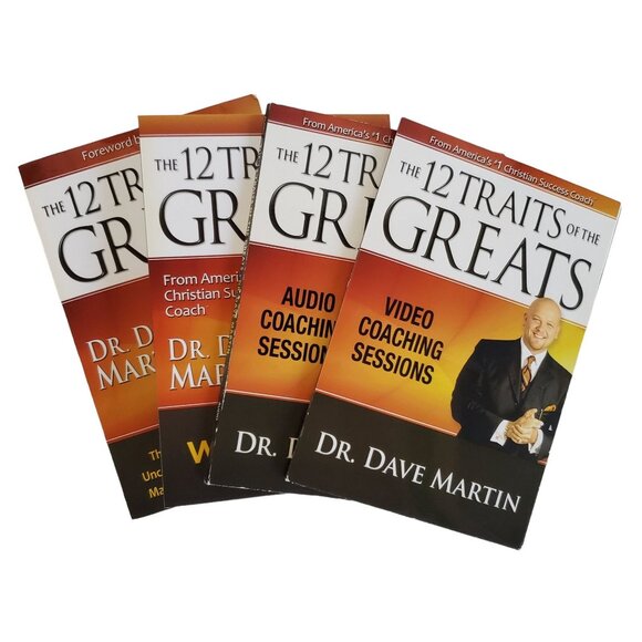 The 12 Traits Of The Greats Book Set By Dr. Dave Martin 6 CDs & 6 DVDs, Workbook - Picture 4 of 12